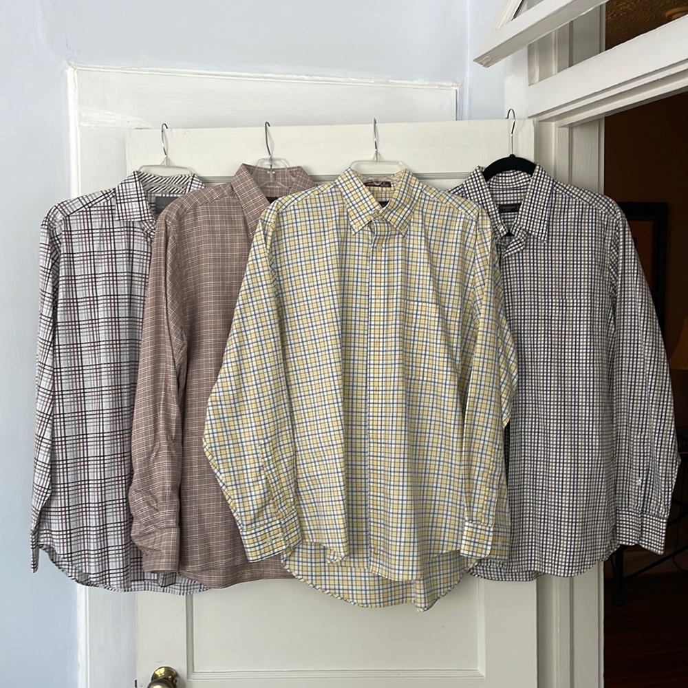 4 long sleeve men’s shirts- priced to sell